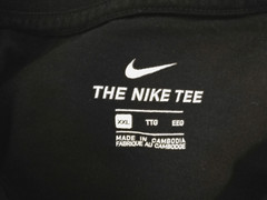 The Nike Tee Mens Shirt XXL Black Just Do It Swoosh Logo Short Sleeve Athletic