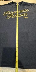 Forecastle Festival 2018 “Staff” Tee Shirt Music Festival – Large