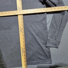 new Croft & Barrow Turtleneck Mens Large Gray Easy Care Extra Soft