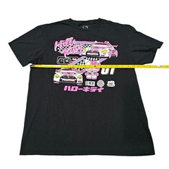 Hello Kitty Tokyo Speed by Sanrio Hybrid Apparel Black T-Shirt Used Size L
