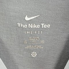 Nike Pro T-Shirt Mens XXL Tall Gray Dri-FIT Graphic Logo Athletic Gym Tee