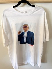 Full Send XL FREE TRUMP T-Shirt White Never Worn Original