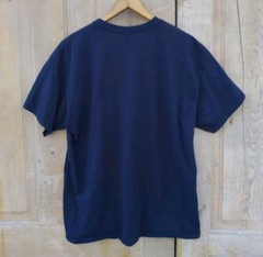 Navy Blue Live Free Patriotic USA Eagle Tshirt Size XL
