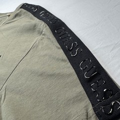 Guess Los Angeles T-Shirt Logo Tape Mens XL Olive Green Short Sleeve NEW