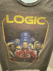 Logic The Incredible True Story Tshirt M Gray Hip Hop Rap Music Band Concert Tee