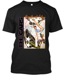 New Popular The Cars Heartbeat City American Graphic Vintage Logo T-Shirt S-4XL