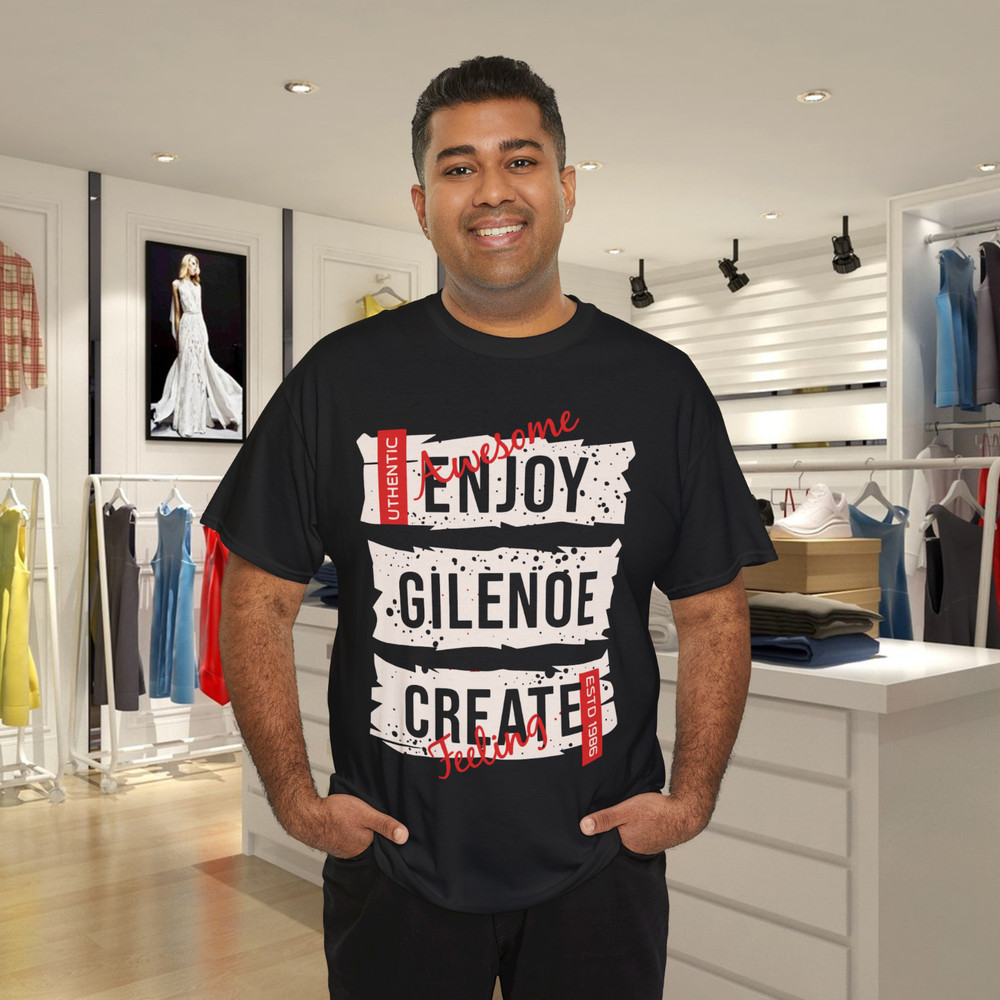 Enjoy Create Awesome Feeling Splatter T-Shirt