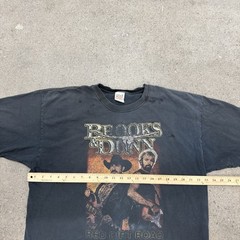 Vintage Brooks & Dunn Electric Rodeo Tour Double Sided Concert Shirt Size XL