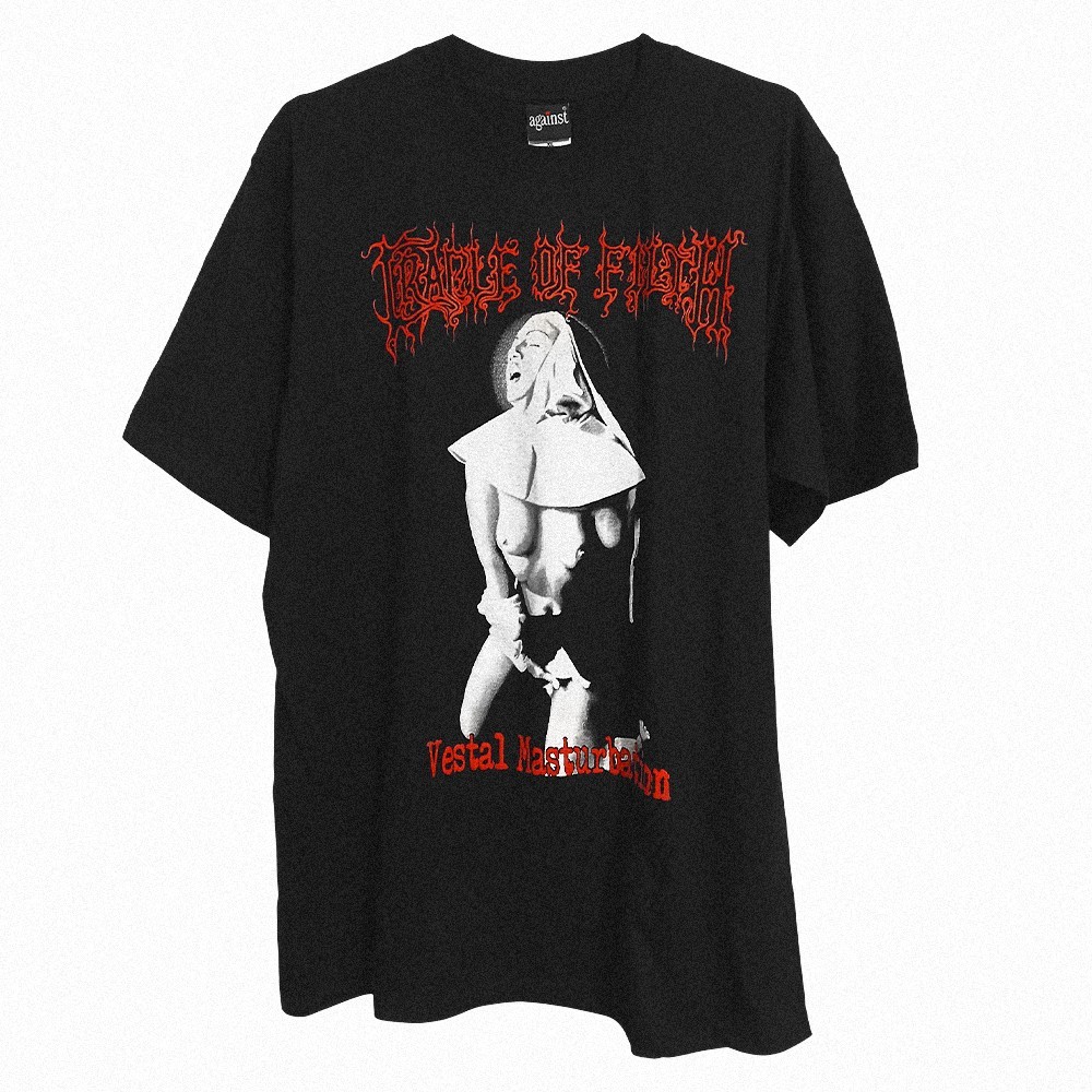 2002 Cradle Of Filth Men’s XL Black Metal Vestal Shirt