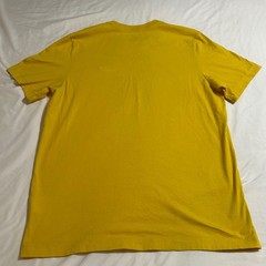 Nike Mens Short Sleeve Embroidered Swoosh Logo Tee Yellow Large AR4997-709