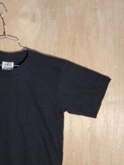 Pro 5 Athletic Black T-Shirt Mens S 100% Cotton Basic Solid Tee VTG