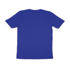 Round Neck Royal Blue Color Mix Size Half Sleeve Casual Wear T shirt For Men