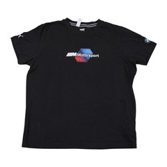 Puma BMW M Motorsport T-Shirt Men XL Black Graphic Racing Tee