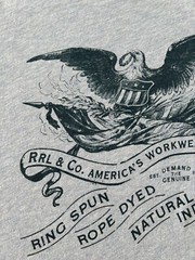 Double RL Ralph Lauren RRL Eagle USA T-shirt Sz S