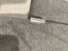 NN07 No Nationality Mens Long Sleeve Shirt Cliff Cotton Modal Gray Size Large