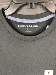 Lucky Brand Men’s Short Sleeve Jersey T-Shirt Size Small Black