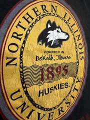 Vtg 90s Northern Illinois University Faded Shirt XL College Track PE Grunge 80s