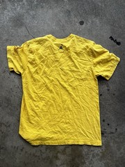 Jordan Air Jordan Flight Men’s Yellow Cotton Graphic Crew Neck T-Shirt M