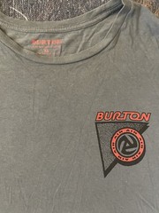 Burton Rosecrans T-Shirt Men’s Size XL, Short Sleeve, Dark Slate, Pre-owned