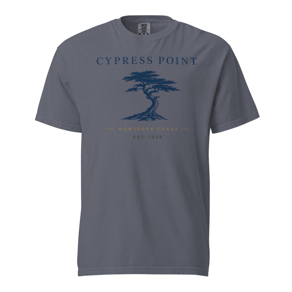Cypress Point Golf Shirt Comfort Colors Monterey Coast Tree Tee Gift