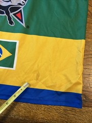 PBR Brasil Brazil Monster Jersey Global Cup XL Pro Bull Riding Shirt – Stains