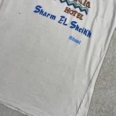 Vintage 80s Ghazala Hotel Egypt T Shirt Adult Small Tourist Tee Africa Sinai