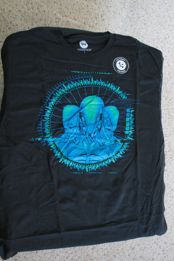 WestWorld Loot Crate Large shirt Synthetic Drone Robot Heads HBO