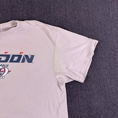 Delta Pro Weight Mens White Jeff Gordon 99th Indianapolis 500 T-Shirt Size Large