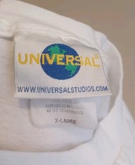 Rare Vintage Universal Studios Hollywood Stamp Graphic Shirt Adult Size XL