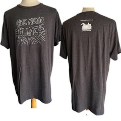 FENDER (2016) Official “Give Music Life” Music Foundation Guitar T-Shirt Sz 2XL