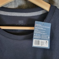 Jockey Black T Shirt New with Tag Size Large
