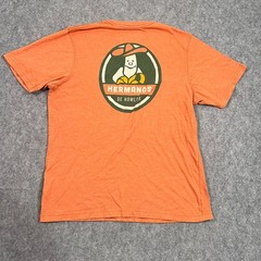 Howler Bros Brothers Hermanos Orange Short Sleeve T-Shirt Men’s Size Small