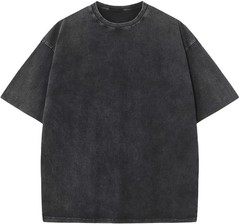 Men’s Oversized Vintage Acid Wash T-Shirt 100% Cotton Loose Fit Streetwear Tee