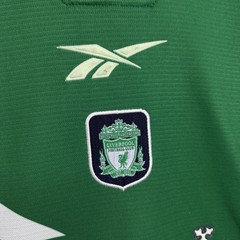 Vintage Liverpool Reebok Mens 1999/2000 Away Kit Jersey Green Size XL