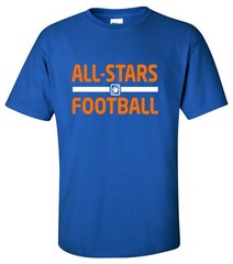Custom Football T-Shirt w/ YOUR TEAM NAME fantasy practice league jersey parents