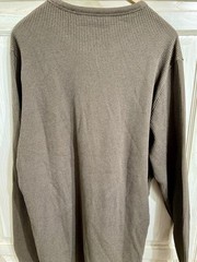 NWT Men’s XL Travis Mathew Waffle Knit Crew Souvenir Stand Shirt Espresso