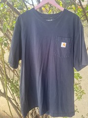 Carhartt Men’S K87-NVY Large Short Sleeve T-Shirt – Navy