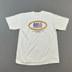 Vintage United States Coast Guard Academy Shirt Mens Medium White Military Y2K
