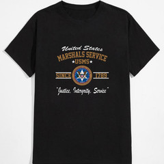 NEW LIMITED United States Marshals Service (USMS) Unisex T-Shirt Law Enforcement