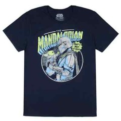 Star Wars The Mandalorian Men’s Distressed Baby Yoda X-Large NWT