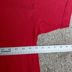 Mens Nike Cotton T Shirt 2XL There is no Finish Line Red Short Sleeve