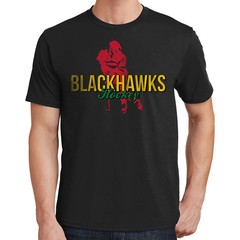 Blackhawk Hockey T-Shirt Chicago Sports 2242