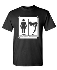 YOUR GIRLFRIEND vs MY GIRLFRIEND – Unisex Cotton T-Shirt Tee Shirt