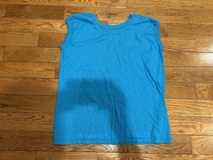 Vintage Velva Sheen URI T Shirt Mens XL Blue Rainbow Checkerboard Rhode Island