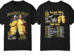 Jelly Roll Tour 2026 Double Sided Concert Graphic T Shirt