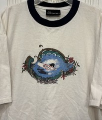 Vintage 1990’s No Boundaries Kiwi Surf White Short Sleeve Medium Surfing T-Shirt