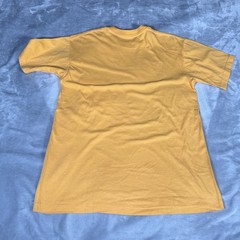 Vintage GAP Pocket T Shirt Mens S Loose Fit Made In USA Faded Yellow 90s