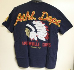 Hudson Outerwear Mens “Smokeville Chiefs” Navy T-Shirt Size L