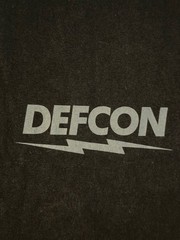 DEFCON X FRONTIER Tonal Logo Tee Black Sz M New Rare
