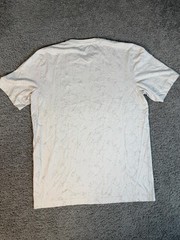 Travis Mathew Shirt Mens M Beige Marbled Crew Neck Cotton Regular Fit Tagless